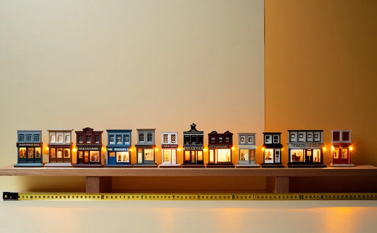 Miniatuur diorama-illustratie bij artikel over AI-adoptie in het MKB in 2026