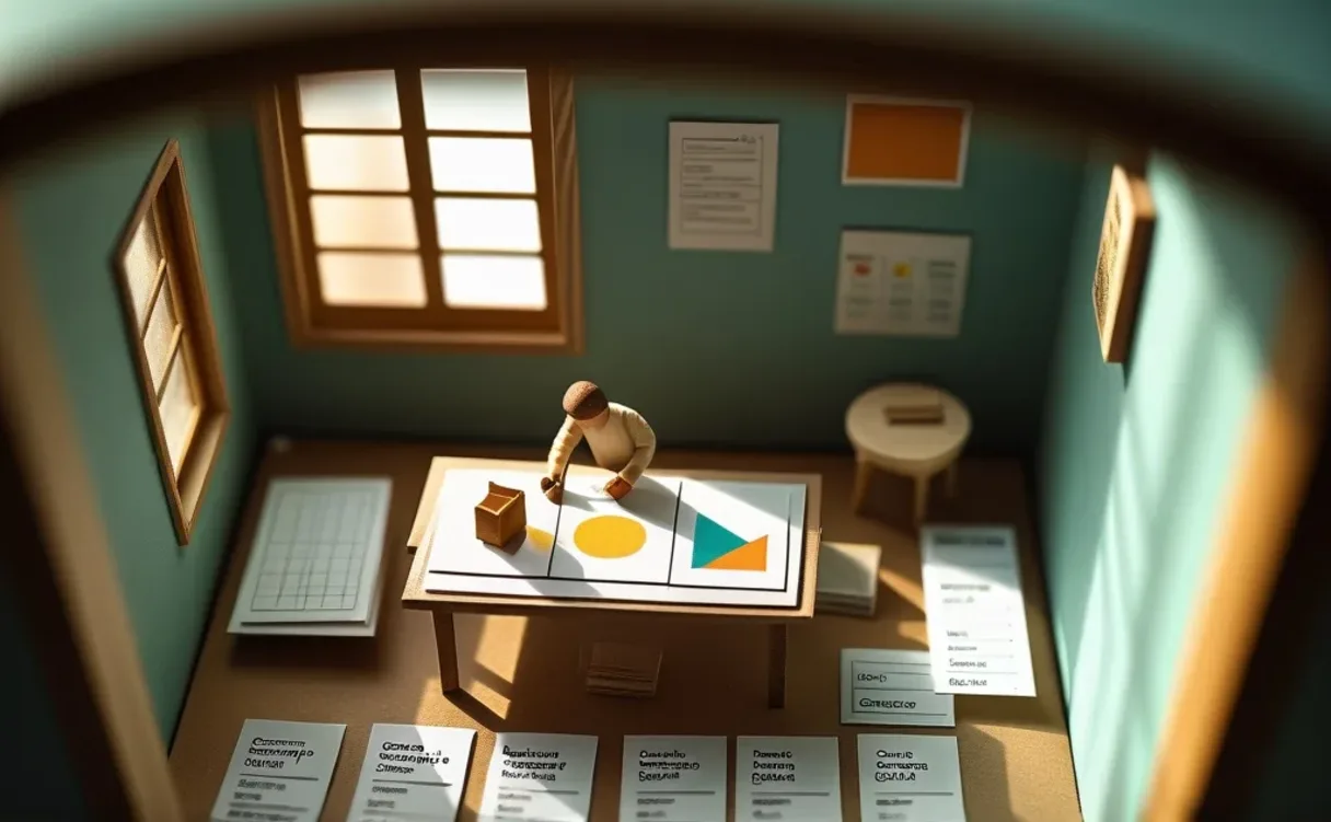Miniatuur diorama-illustratie bij artikel 'Canva AI 2.0: een agentic ontwerp-platform dat MKB-marketing fundamenteel verandert'