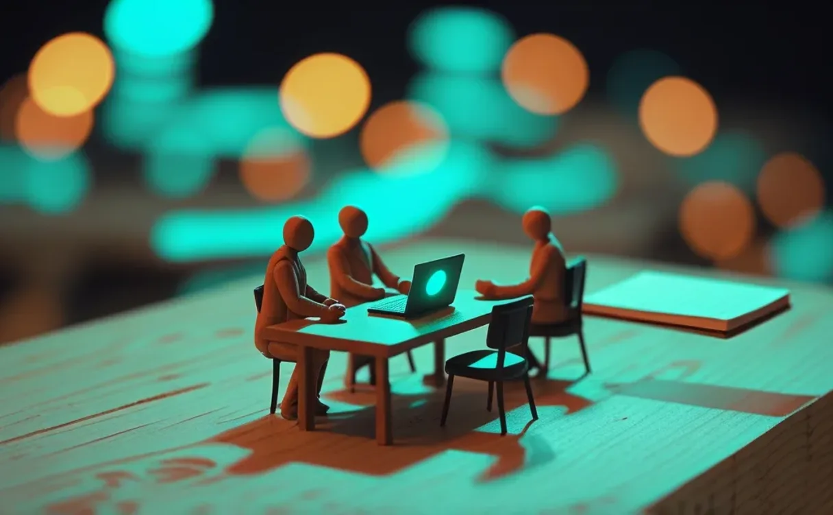 Miniatuur diorama-illustratie bij artikel 'Granola voor MKB: vergader-notulen in 5 minuten klaar'